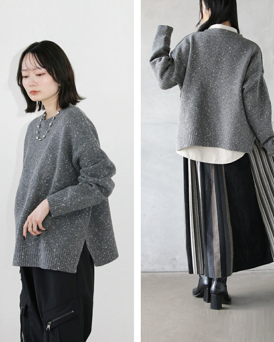 品よくやさしく煌めく やわもちニット