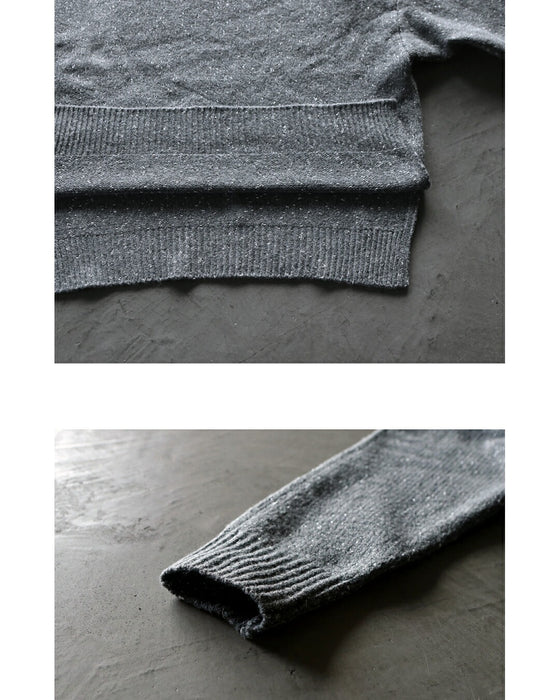 品よくやさしく煌めく やわもちニット