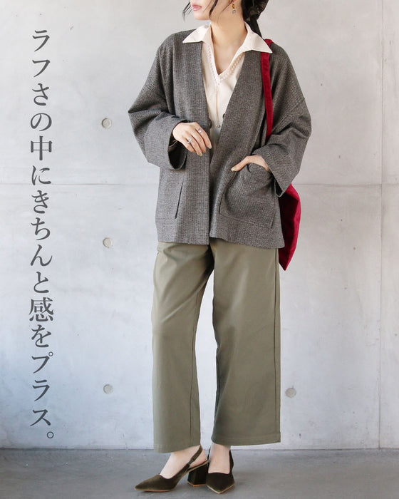 毎日穿きたい、万能ワイドパンツ