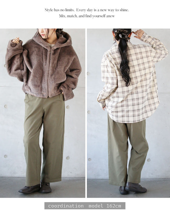 毎日穿きたい、万能ワイドパンツ