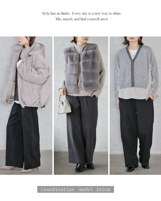 毎日穿きたい、万能ワイドパンツ