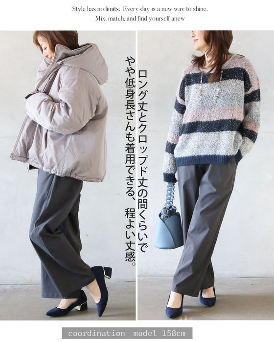 毎日穿きたい、万能ワイドパンツ