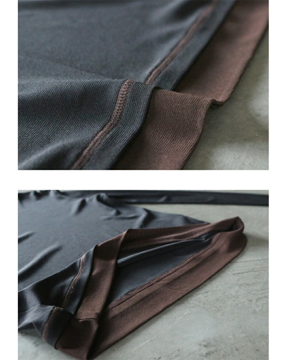 レイヤード見えで差がつく今っぽシアートップス