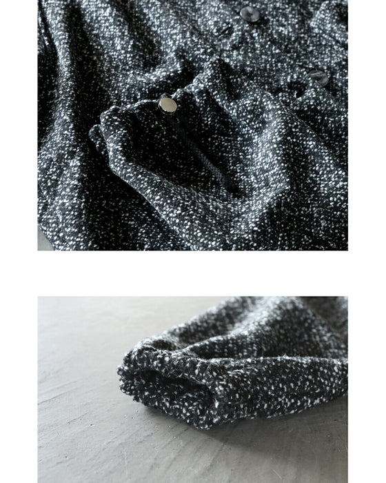 抜け感叶える ラフに着たい大人ツイード調アウター