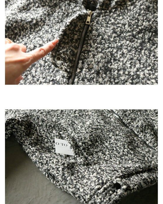 “質感”でつくる ふんわり×モード 上質ループヤーンアウター