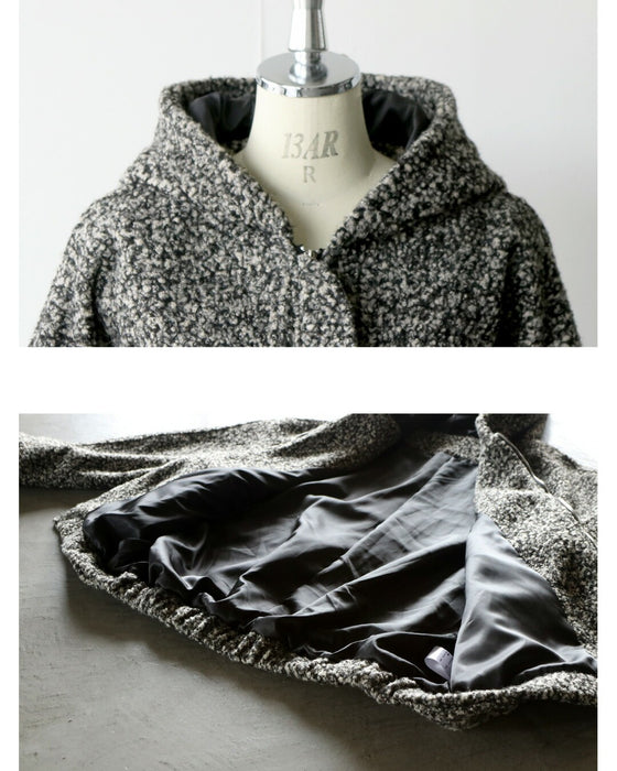 “質感”でつくる ふんわり×モード 上質ループヤーンアウター