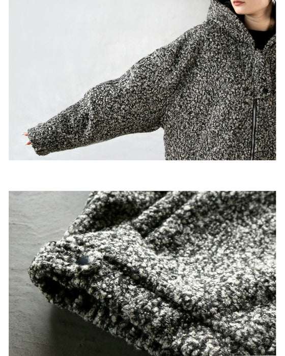 “質感”でつくる ふんわり×モード 上質ループヤーンアウター