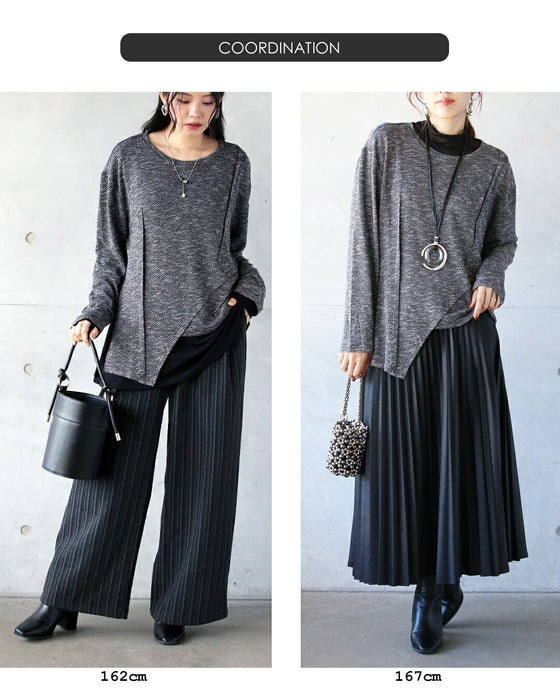 「こなれ見え」叶える、変形トップス