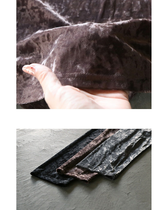 1枚でムードを纏う 大人の艶を引き出す ボウタイ付ベロアトップス