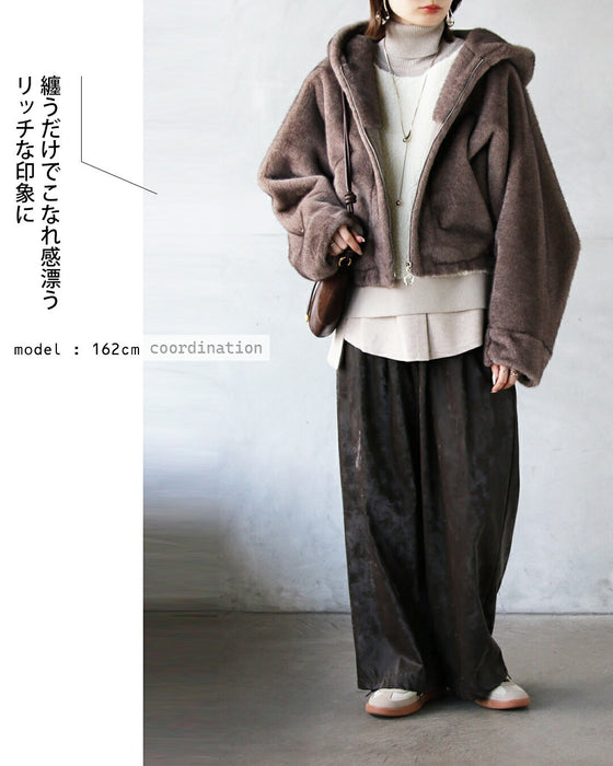 リッチに脚長魅せ【大人の高見えファー】アウター