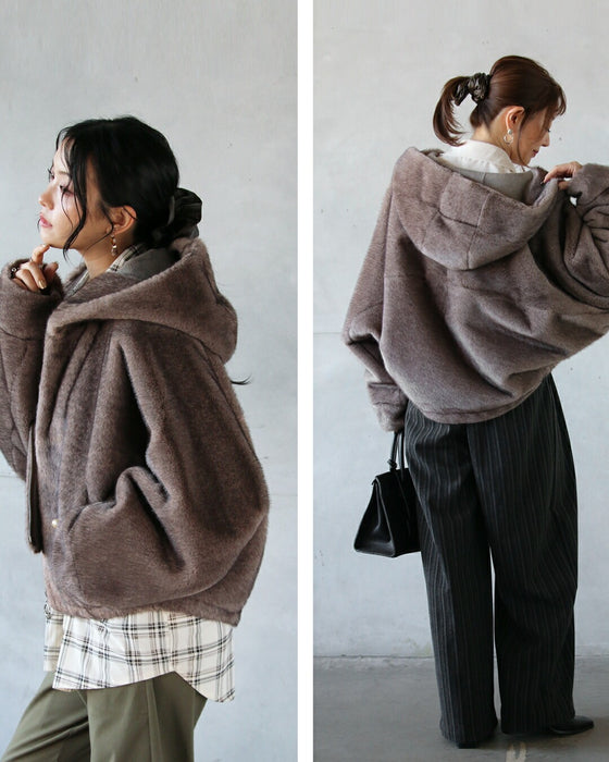 リッチに脚長魅せ【大人の高見えファー】アウター