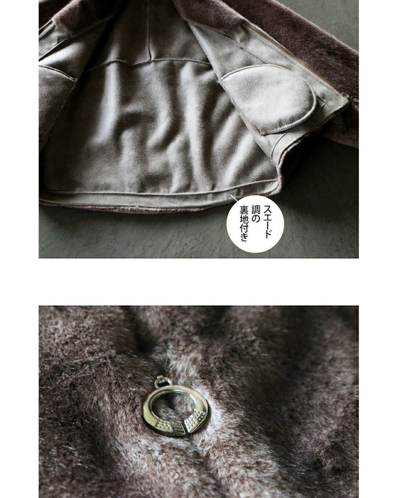 リッチに脚長魅せ【大人の高見えファー】アウター