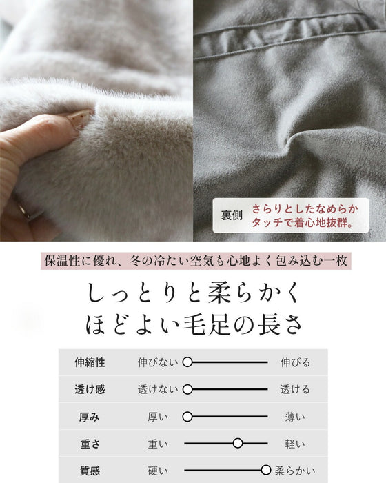 ふんわり品よくコーデを格上げ。 リュクスなファーアウター。