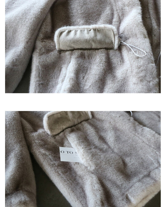 ふんわり品よくコーデを格上げ。 リュクスなファーアウター。