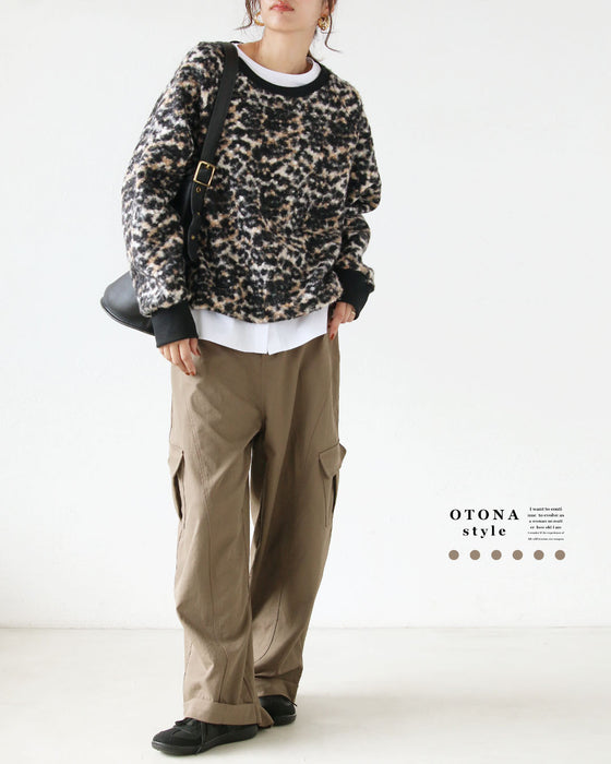 いつものカーゴがこなれ顔スカーフ付きカーゴパンツ