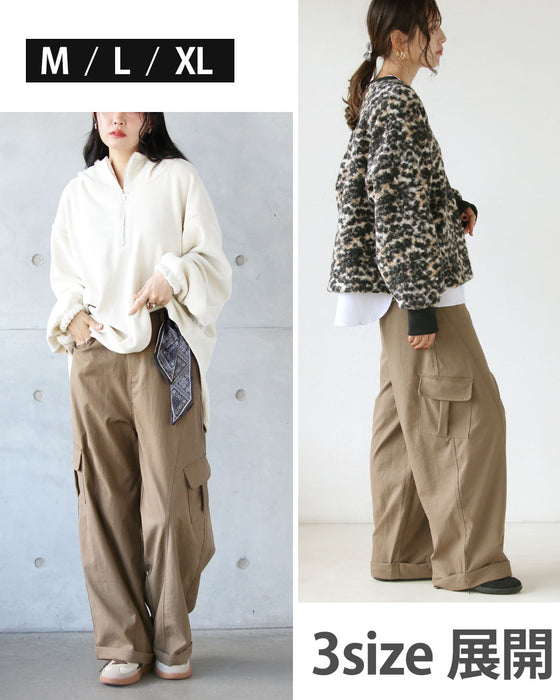 いつものカーゴがこなれ顔スカーフ付きカーゴパンツ