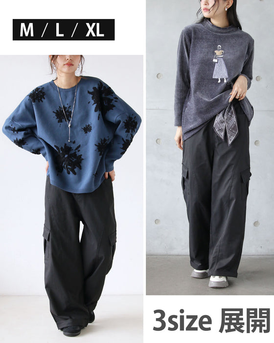 いつものカーゴがこなれ顔スカーフ付きカーゴパンツ