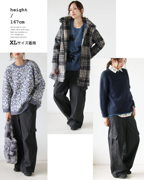 いつものカーゴがこなれ顔スカーフ付きカーゴパンツ