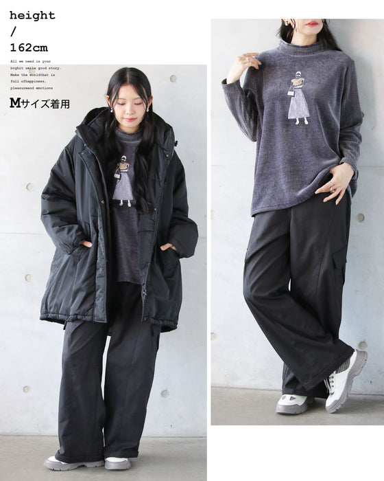 いつものカーゴがこなれ顔スカーフ付きカーゴパンツ