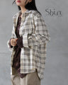 一枚でこなれ感がキマル。大人可愛いチェックシャツ