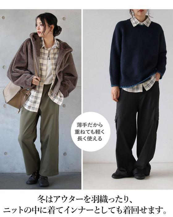 一枚でこなれ感がキマル。大人可愛いチェックシャツ