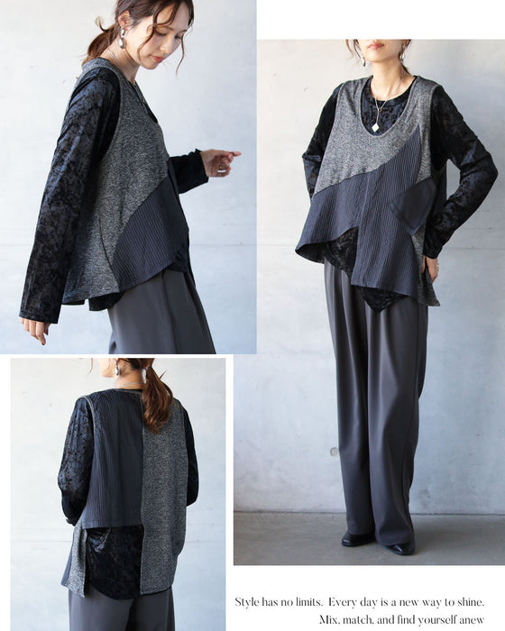 忙しい日も迷わずオシャレ 大人モードなベスト&ワンピ