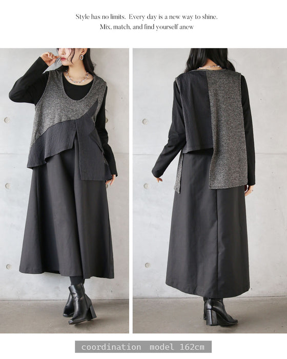 忙しい日も迷わずオシャレ 大人モードなベスト&ワンピ