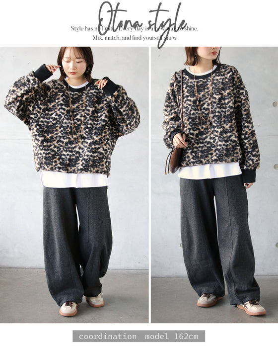 1枚でこなれ感”が完成。大人のミックスボアトップス