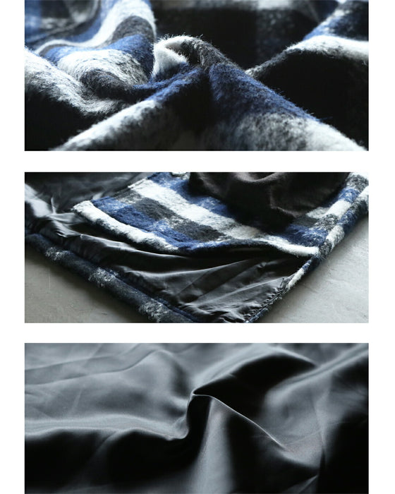 ゆるっと大人可愛いチェックアウター