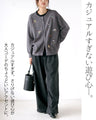 大人可愛い抜け感を。アクセント刺繍カーディガン