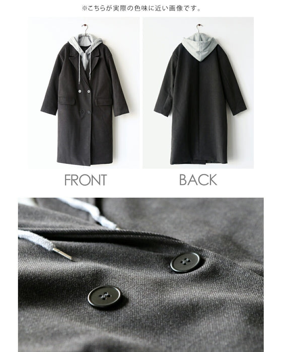 抜け感もカッチリも楽しめる“フードが外せる”2WAYテーラードコート