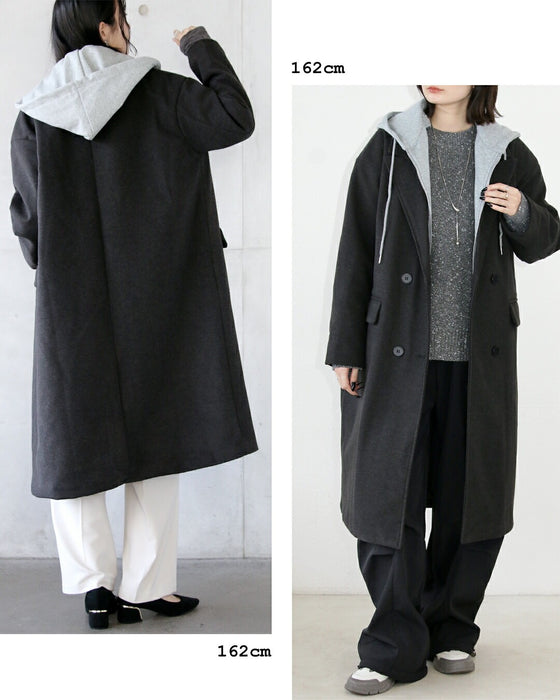 抜け感もカッチリも楽しめる“フードが外せる”2WAYテーラードコート
