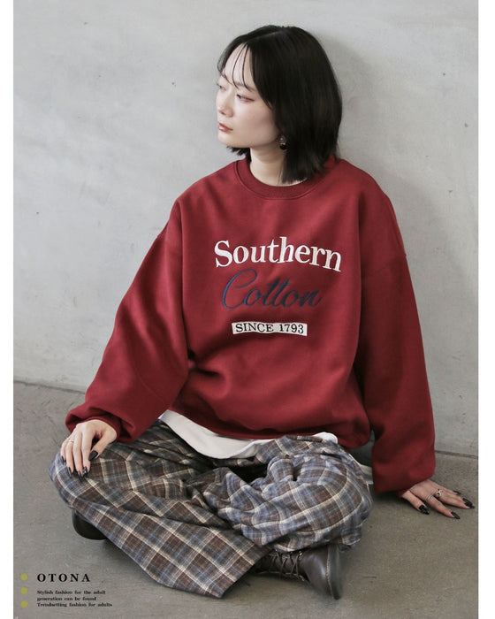 大人でも着られる高見えスウェット