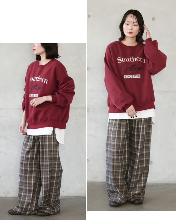 大人でも着られる高見えスウェット