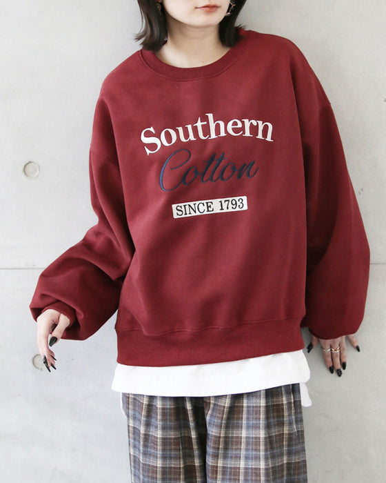 大人でも着られる高見えスウェット