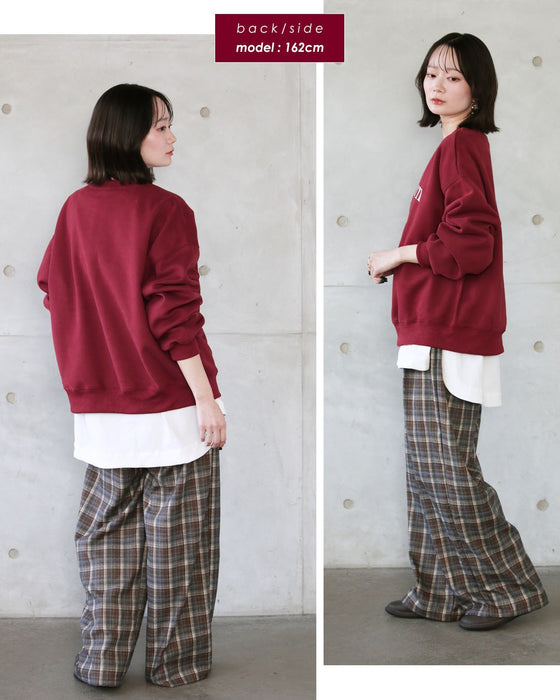 大人でも着られる高見えスウェット