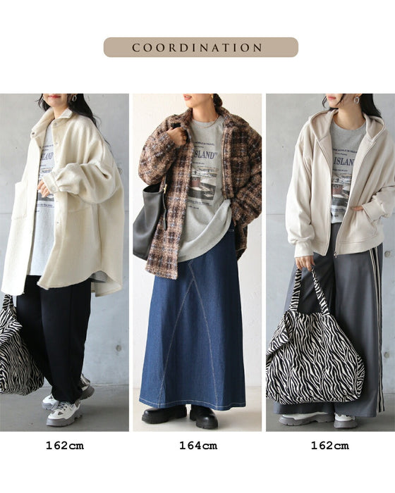 ゆるっと着るだけで大人の抜け感スタイルをつくる。 ロゴグラフィックロンT