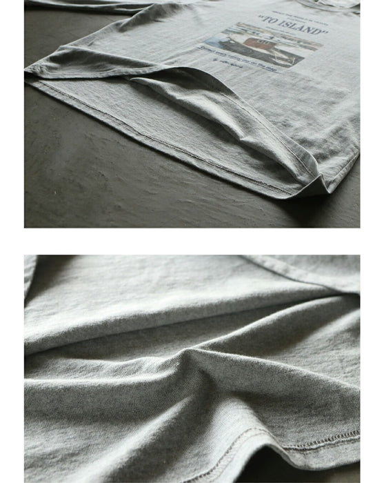 ゆるっと着るだけで大人の抜け感スタイルをつくる。 ロゴグラフィックロンT