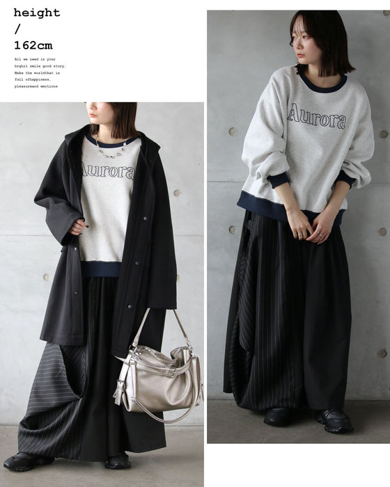 ロゴと配色が効く。洒落見えスウェット