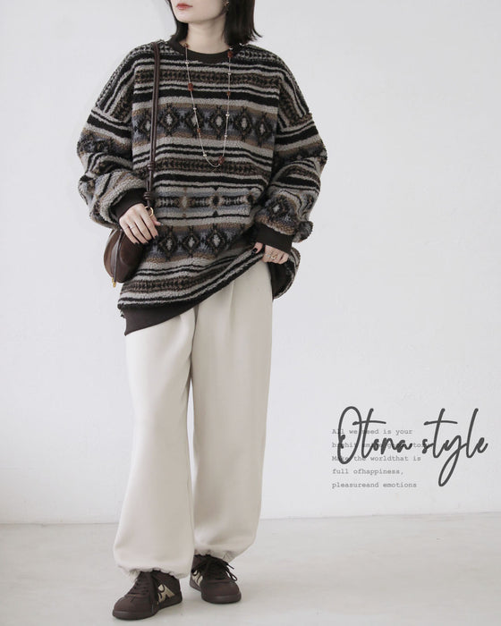 アウターいらず 裏起毛×ボアの超暖トップス