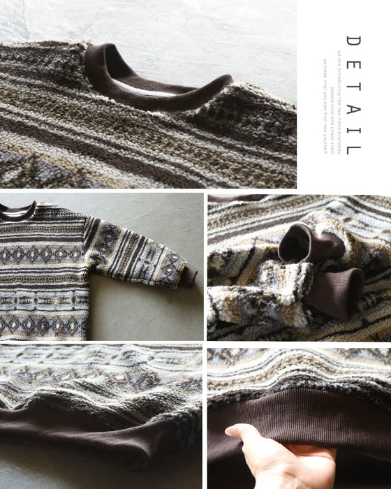 アウターいらず 裏起毛×ボアの超暖トップス