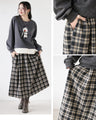 大人可愛いチェック柄に惹かれて 大人のチェック柄スカート