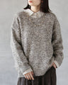 品のある抜け感を。大人のミックスカラーニット