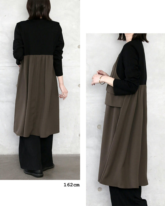 抜け感を一枚で叶えるドッキングワンピース