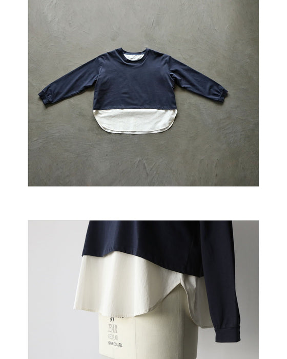 1枚で、こなれコーデが即完成 楽チンドッキングトップス