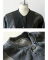 日常に馴染む、辛口モード。異素材レザージャケット