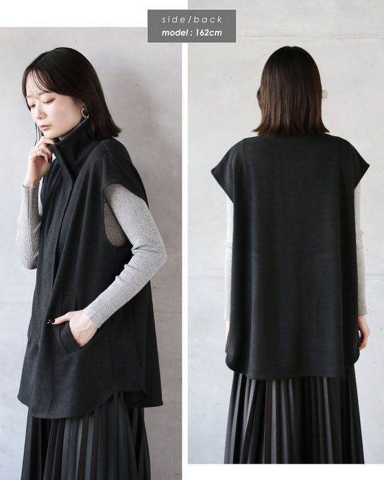 「足す」だけで、雰囲気が変わる。モードな大人ベスト