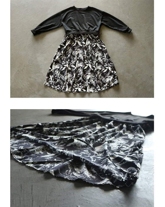 一枚でキレイに決まるドッキングワンピース