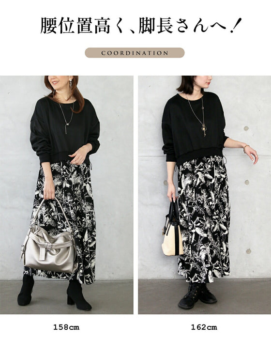 一枚でキレイに決まるドッキングワンピース