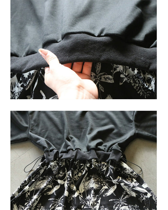 一枚でキレイに決まるドッキングワンピース